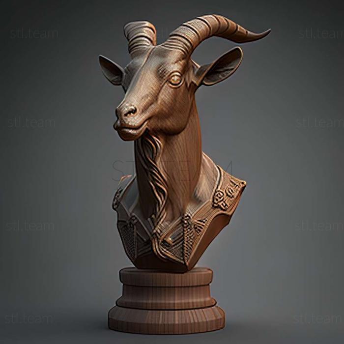 Animals goat 3d model